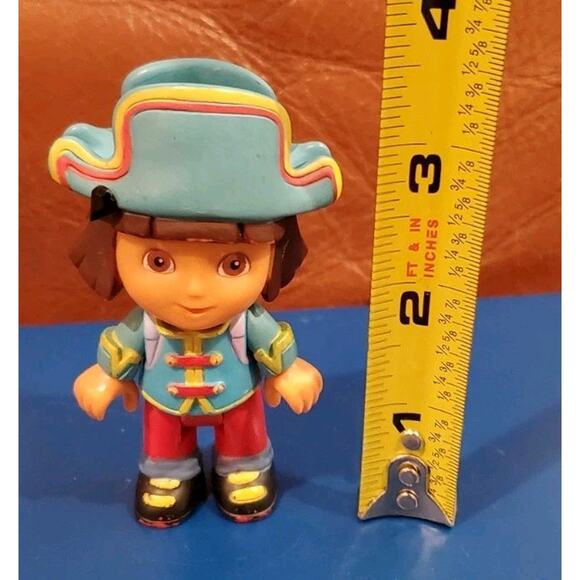 3.25 In Pirate Dora The Explorer Mega Bloks Replacement Figure Collectible Flaws - Picture 9 of 15